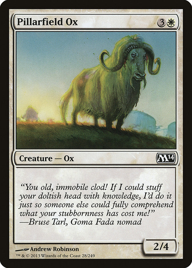 Pillarfield Ox [Magic 2014] | Webway Games