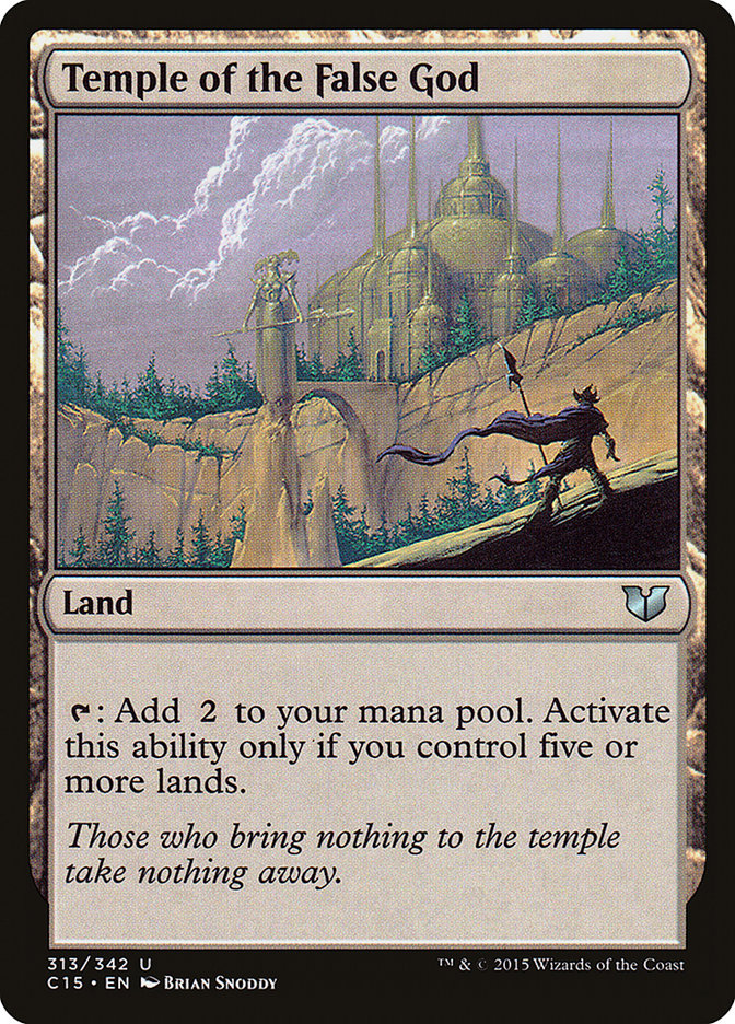Temple of the False God [Commander 2015] | Webway Games