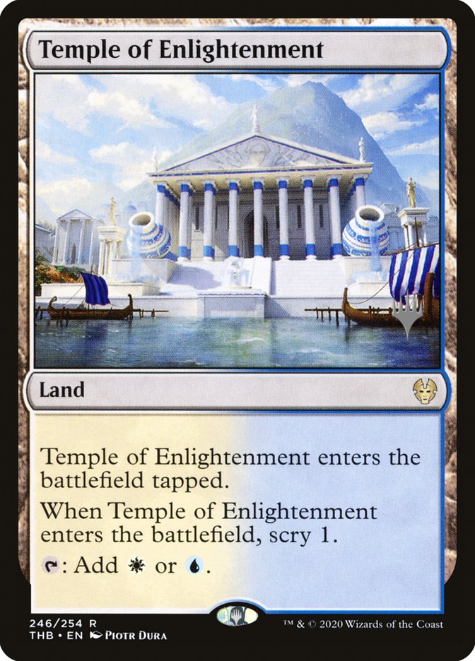 Temple of Enlightenment (Promo Pack) [Theros Beyond Death Promos] | Webway Games