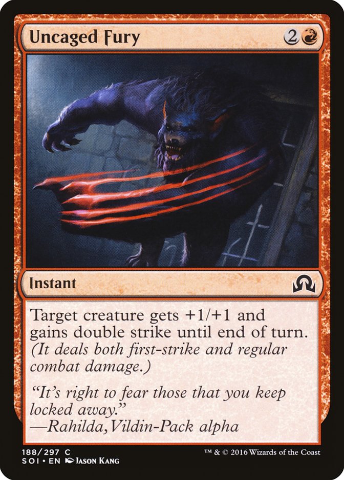Uncaged Fury [Shadows over Innistrad] | Webway Games