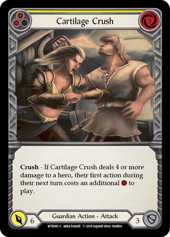 Cartilage Crush (Yellow) [WTR061-C] Alpha Print Normal | Webway Games