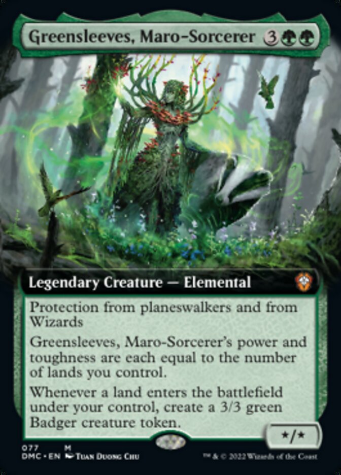 Greensleeves, Maro-Sorcerer (Extended Art) [Dominaria United Commander] | Webway Games