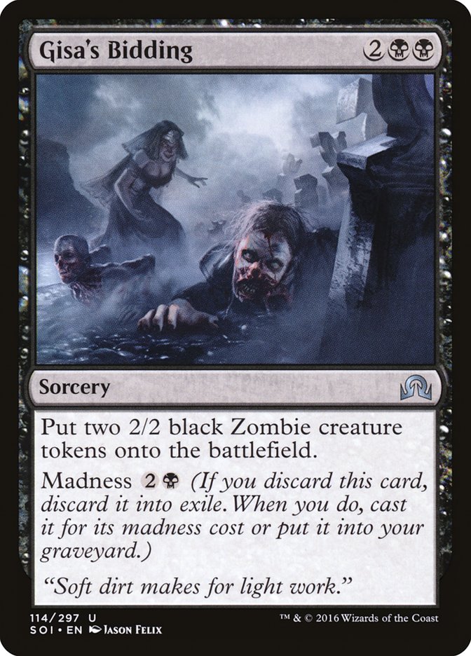 Gisa's Bidding [Shadows over Innistrad] | Webway Games