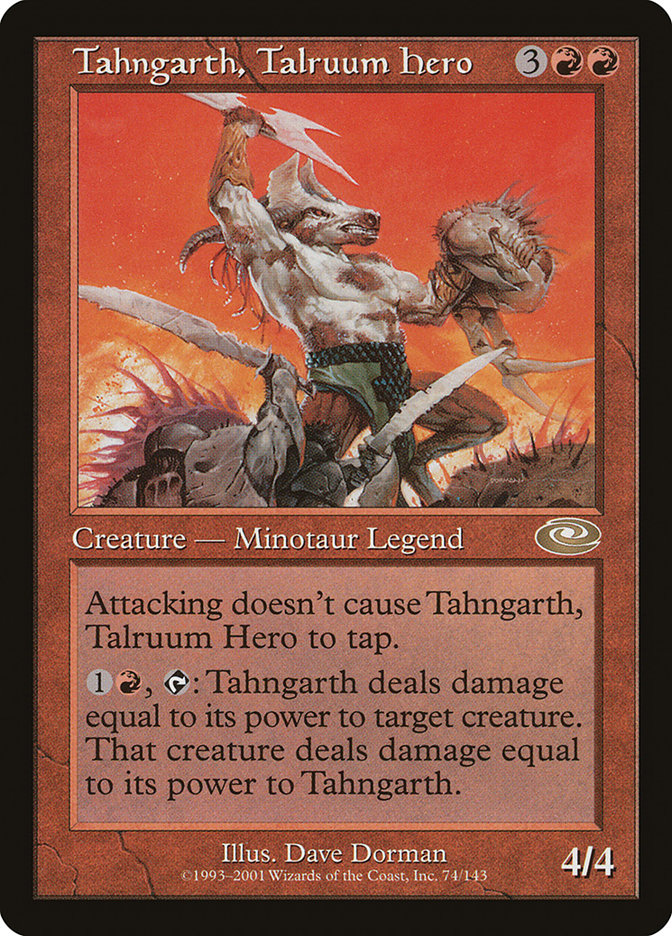 Tahngarth, Talruum Hero (Dave Dorman) [Planeshift] | Webway Games