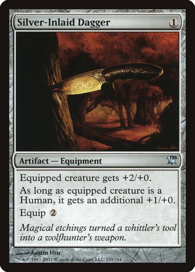 Silver-Inlaid Dagger [Innistrad] | Webway Games