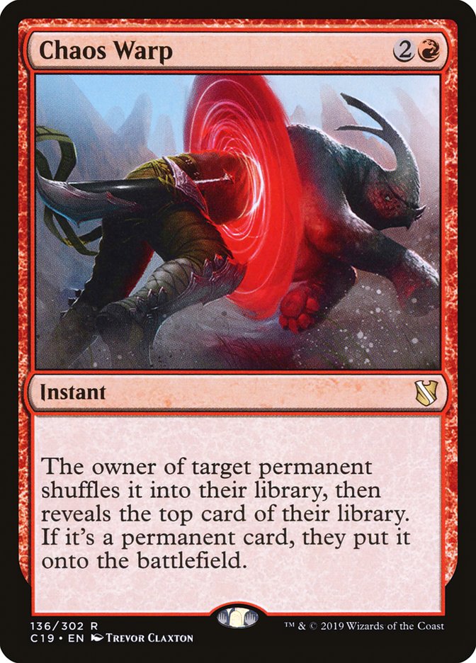 Chaos Warp [Commander 2019] | Webway Games