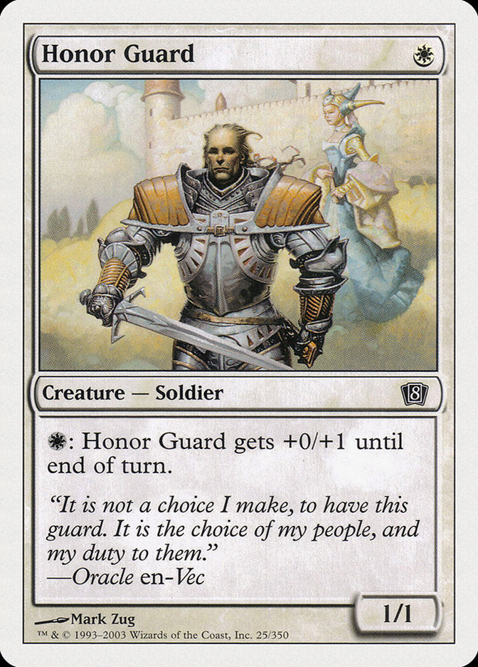 Honor Guard [Eighth Edition] | Webway Games