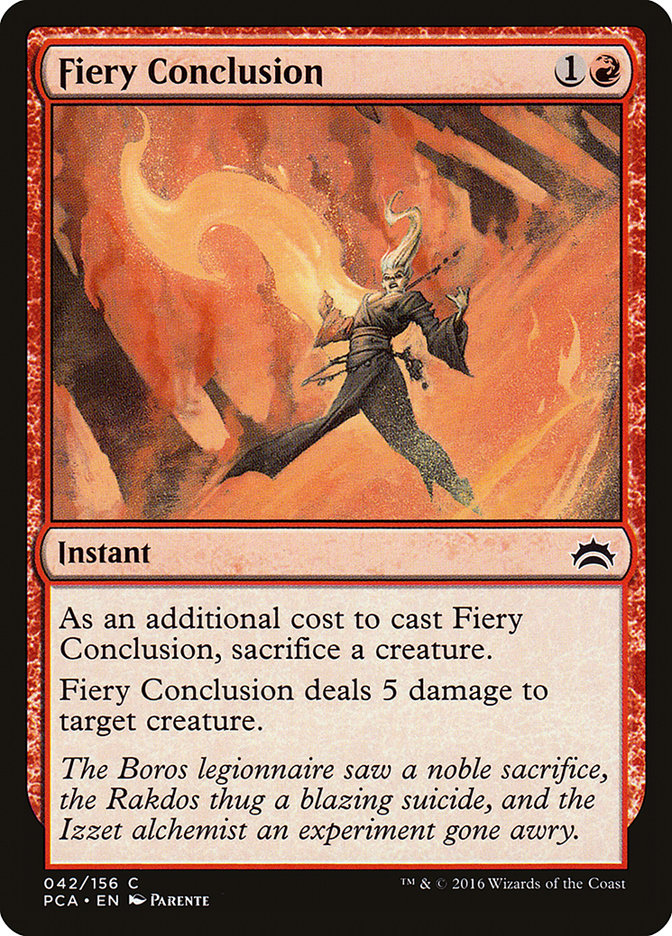 Fiery Conclusion [Planechase Anthology] | Webway Games