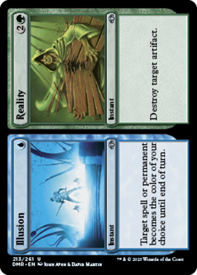 Illusion // Reality [Dominaria Remastered] | Webway Games