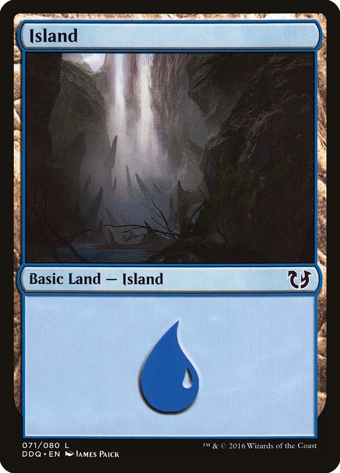 Island (#71) [Duel Decks: Blessed vs. Cursed] | Webway Games