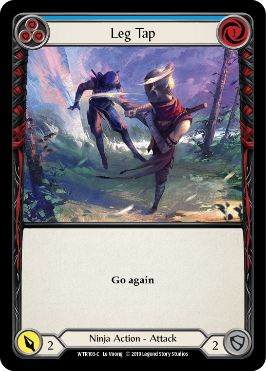 Leg Tap (Blue) [WTR103-C] Alpha Print Normal | Webway Games