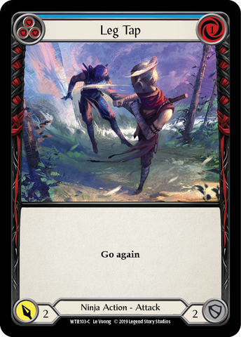 Leg Tap (Blue) [WTR103-C] Alpha Print Normal
