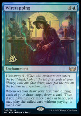 Wiretapping [Streets of New Capenna Prerelease Promos] | Webway Games
