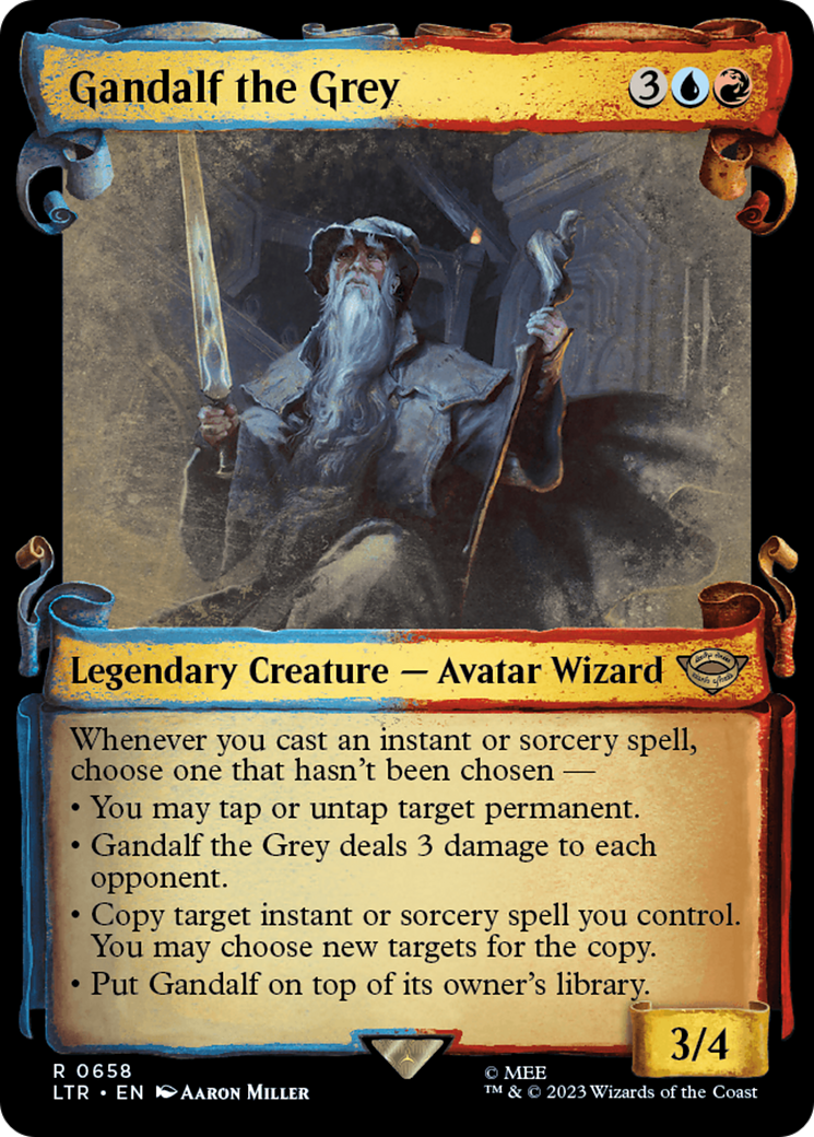 Gandalf the Grey [The Lord of the Rings: Tales of Middle-Earth Showcase Scrolls] | Webway Games