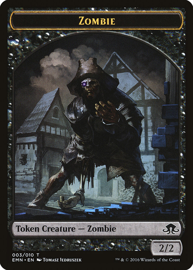 Zombie (003/010) [Eldritch Moon Tokens] | Webway Games