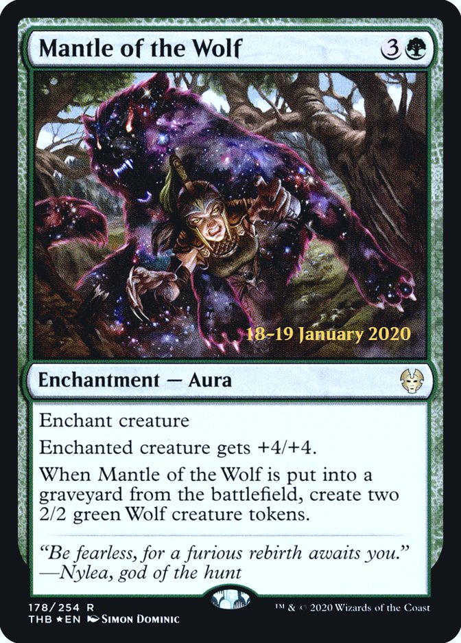 Mantle of the Wolf [Theros Beyond Death Prerelease Promos] | Webway Games