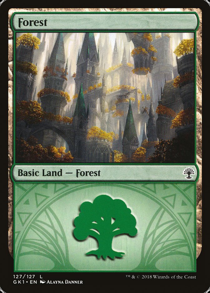 Forest (#127) [Guilds of Ravnica Guild Kit] | Webway Games