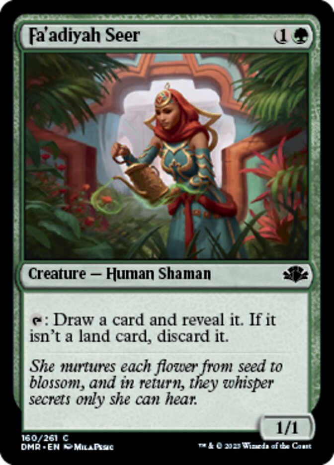 Fa'adiyah Seer [Dominaria Remastered] | Webway Games