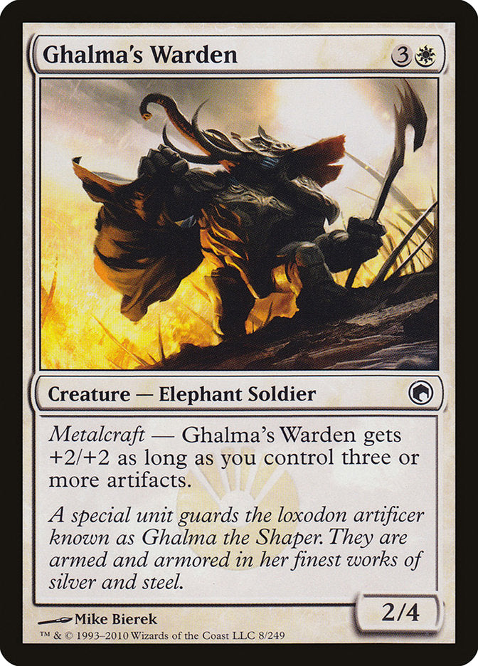 Ghalma's Warden [Scars of Mirrodin] | Webway Games