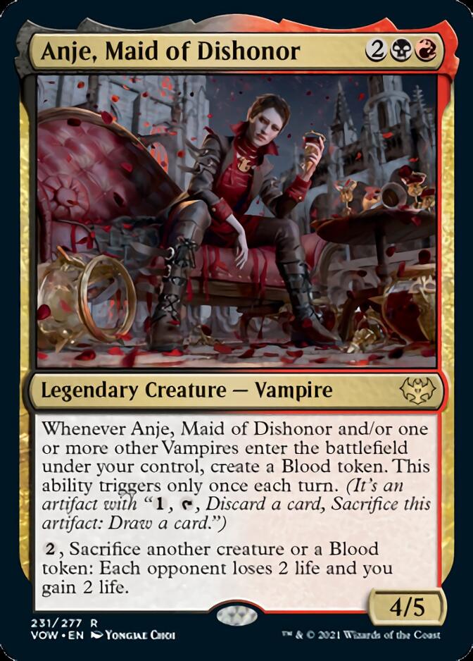 Anje, Maid of Dishonor [Innistrad: Crimson Vow] | Webway Games
