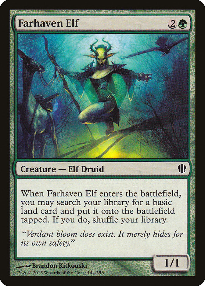 Farhaven Elf [Commander 2013] | Webway Games
