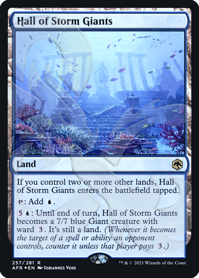 Hall of Storm Giants (Ampersand Promo) [Dungeons & Dragons: Adventures in the Forgotten Realms Promos] | Webway Games
