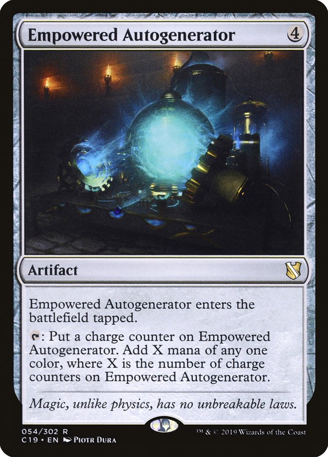 Empowered Autogenerator [Commander 2019] | Webway Games