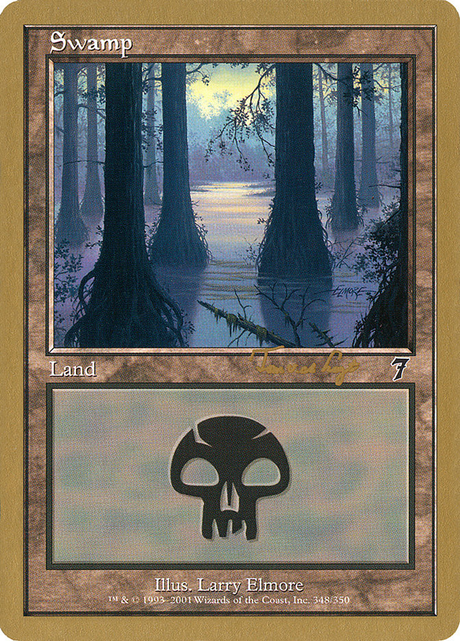 Swamp (tvdl348) (Tom van de Logt) [World Championship Decks 2001] | Webway Games
