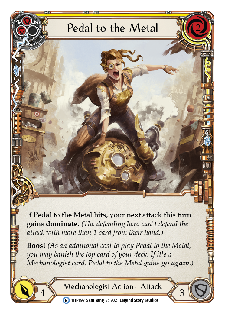 Pedal to the Metal (Yellow) [1HP197] | Webway Games