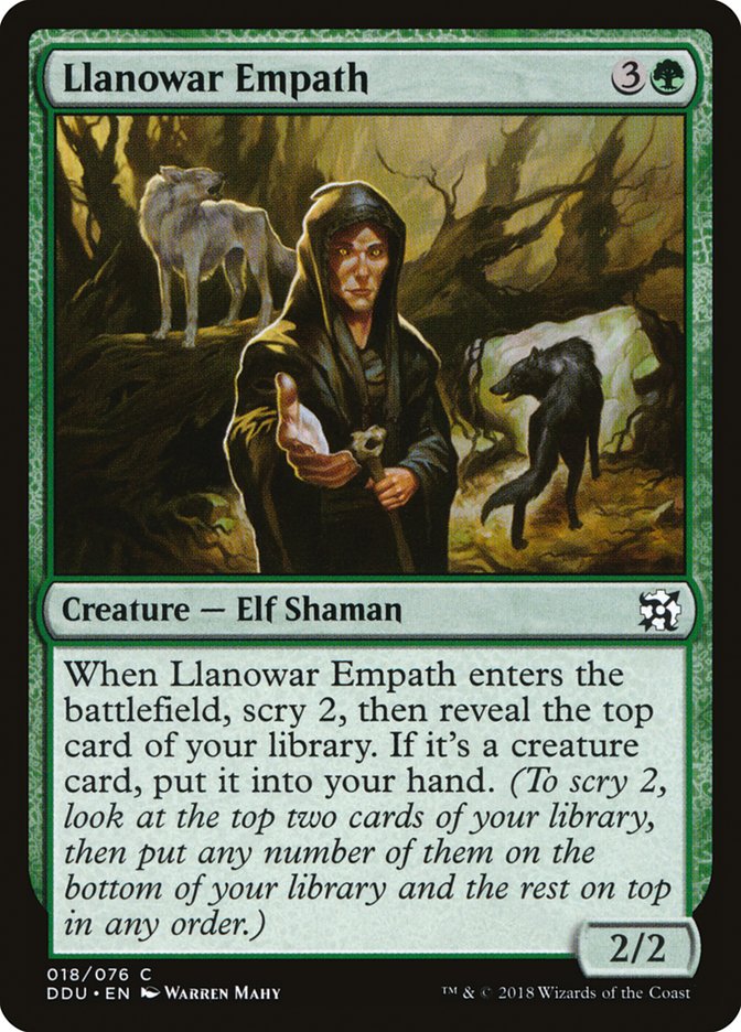 Llanowar Empath [Duel Decks: Elves vs. Inventors] | Webway Games