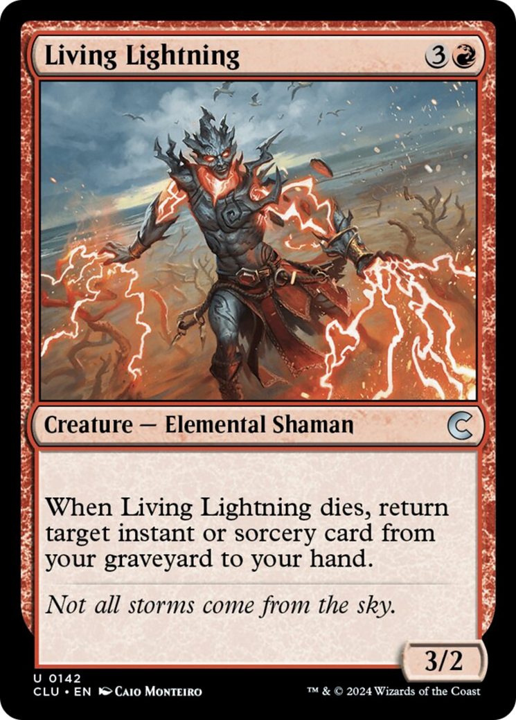 Living Lightning [Ravnica: Clue Edition] | Webway Games