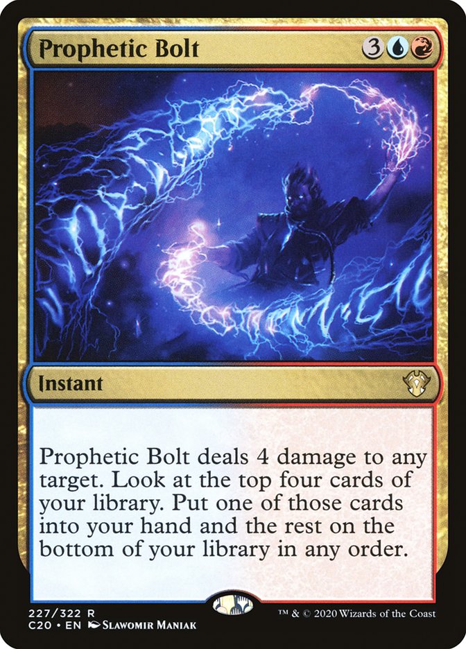 Prophetic Bolt [Commander 2020] | Webway Games