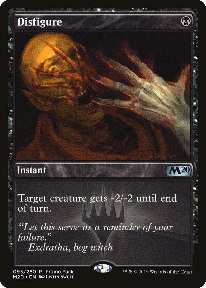 Disfigure (Promo Pack) [Core Set 2020 Promos] | Webway Games