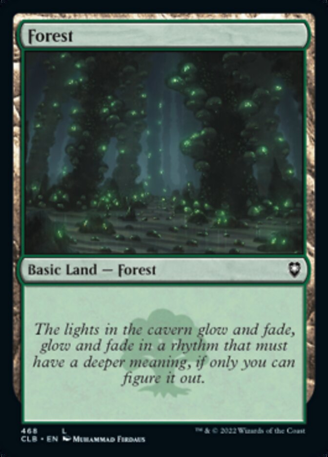 Forest (468) [Commander Legends: Battle for Baldur's Gate] | Webway Games