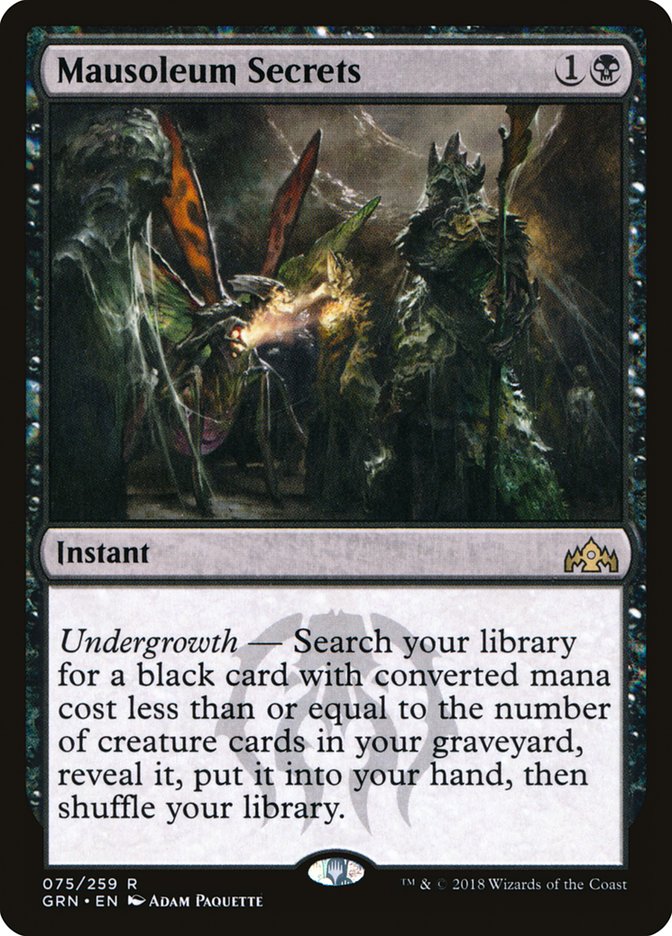 Mausoleum Secrets [Guilds of Ravnica] | Webway Games
