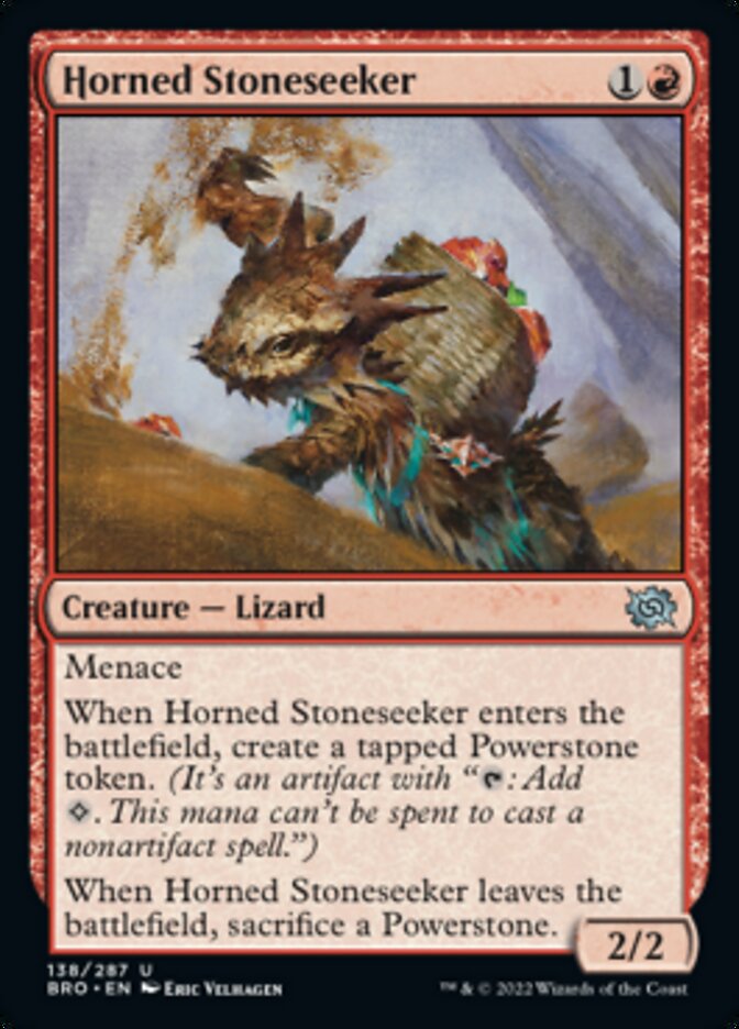Horned Stoneseeker [The Brothers' War] | Webway Games