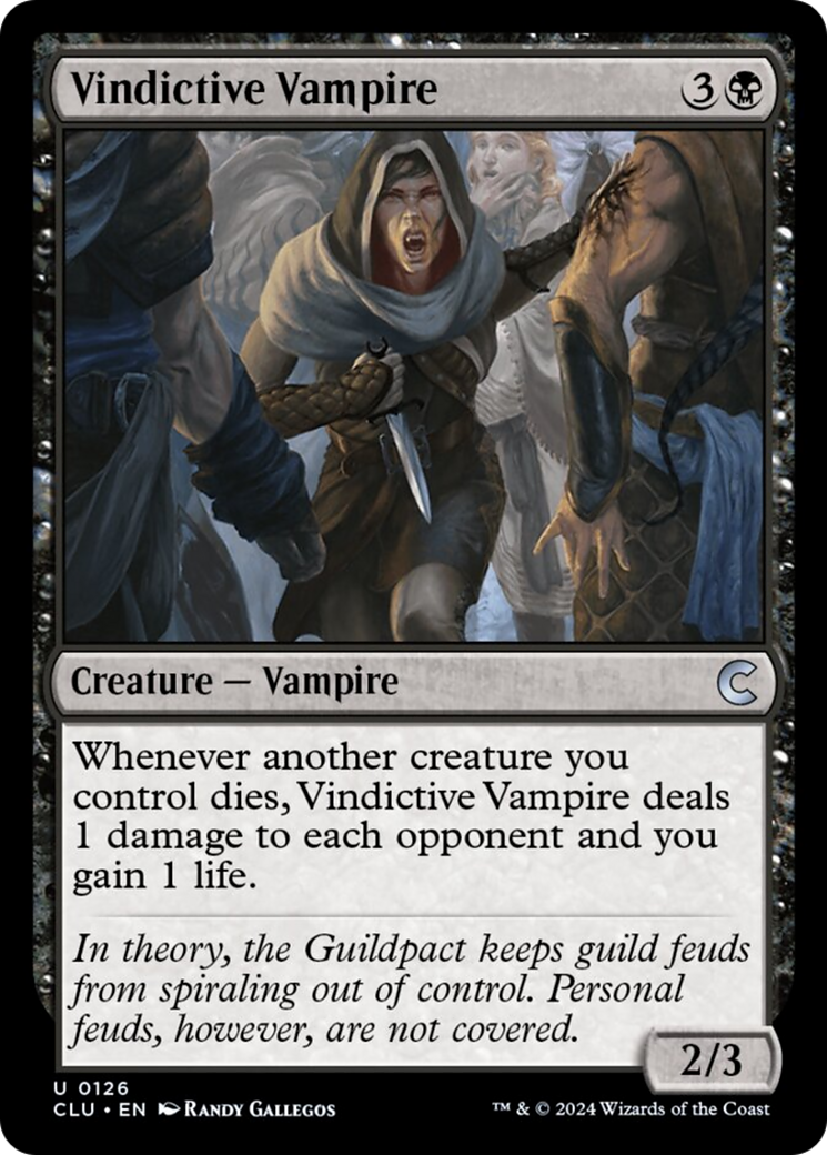 Vindictive Vampire [Ravnica: Clue Edition] | Webway Games
