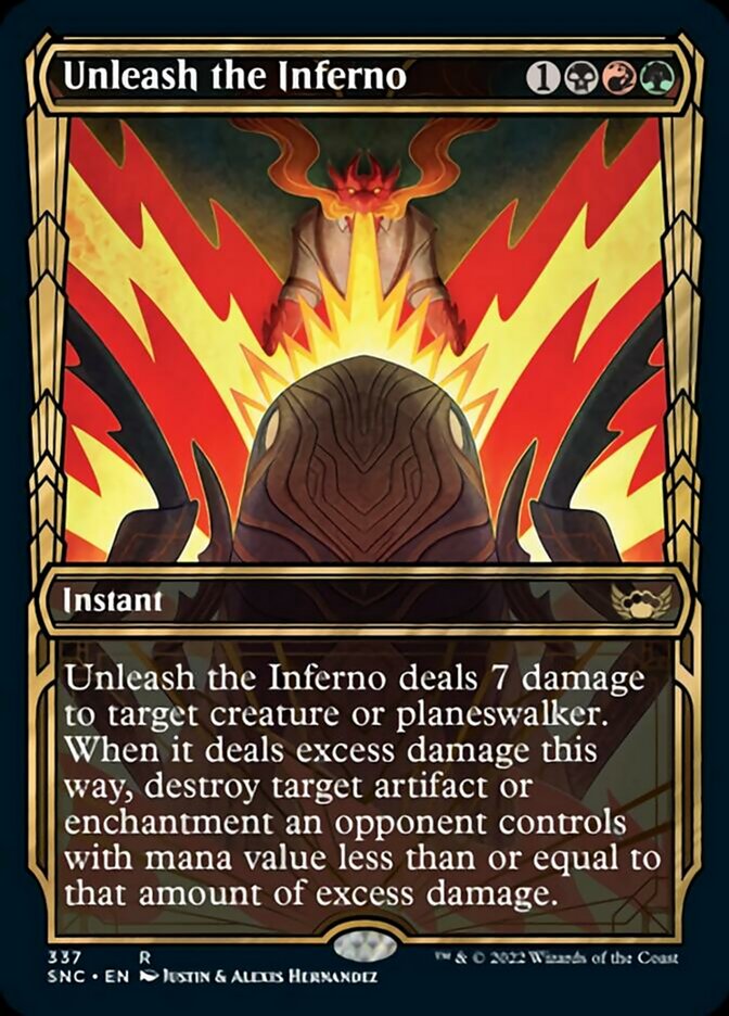 Unleash the Inferno (Showcase Golden Age) [Streets of New Capenna] | Webway Games