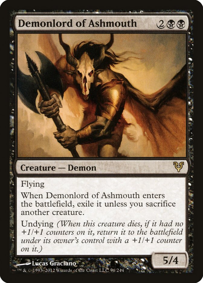 Demonlord of Ashmouth [Avacyn Restored] | Webway Games