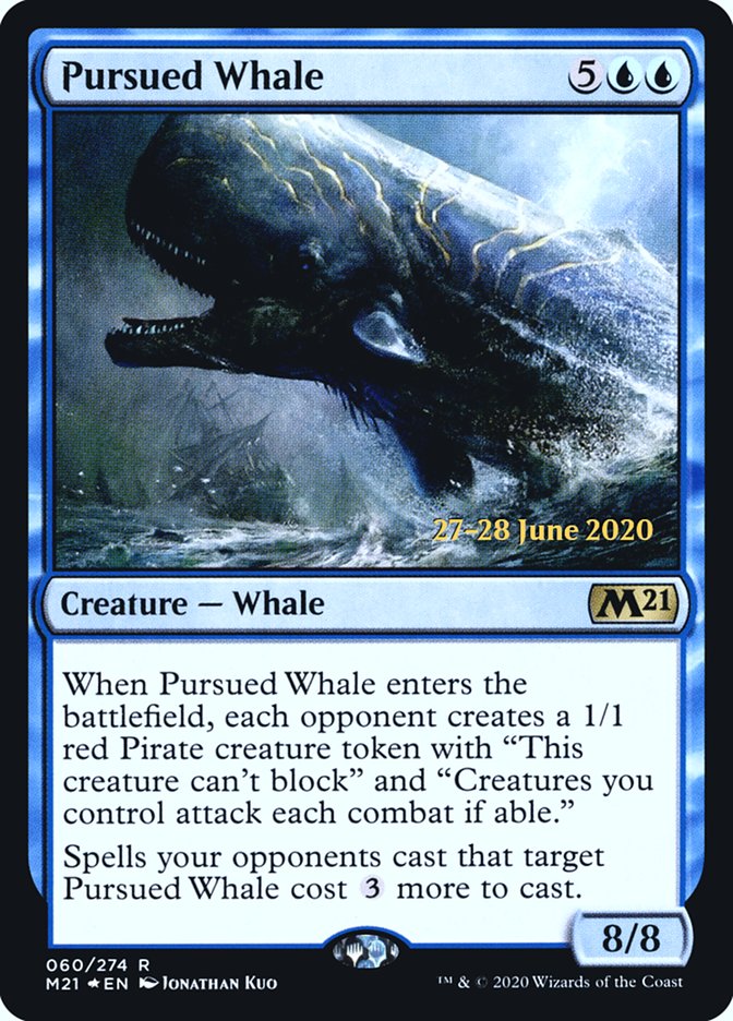 Pursued Whale  [Core Set 2021 Prerelease Promos] | Webway Games