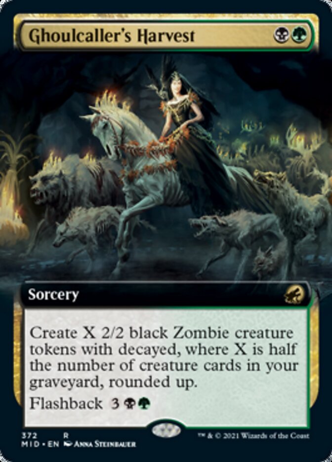 Ghoulcaller's Harvest (Extended) [Innistrad: Midnight Hunt] | Webway Games