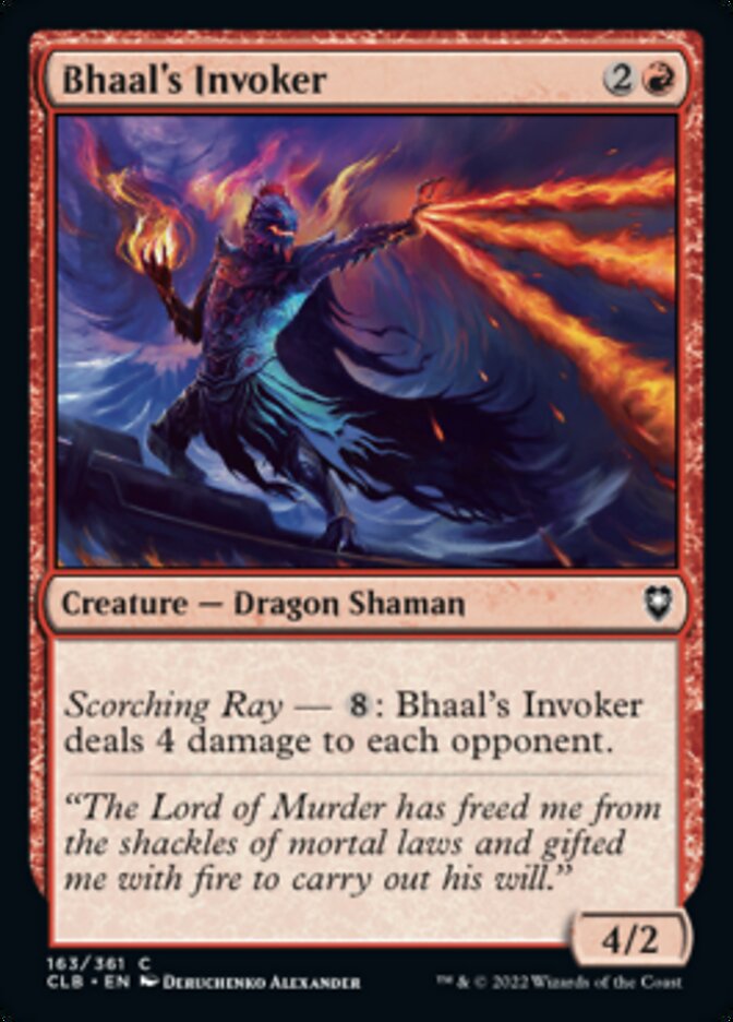 Bhaal's Invoker [Commander Legends: Battle for Baldur's Gate] | Webway Games