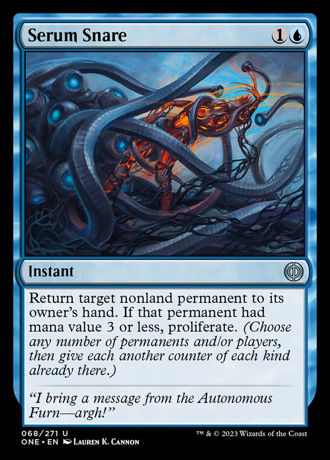 Serum Snare [Phyrexia: All Will Be One] | Webway Games