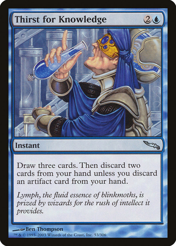 Thirst for Knowledge [Mirrodin] | Webway Games
