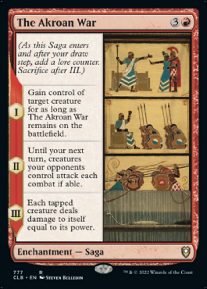 The Akroan War [Commander Legends: Battle for Baldur's Gate] | Webway Games