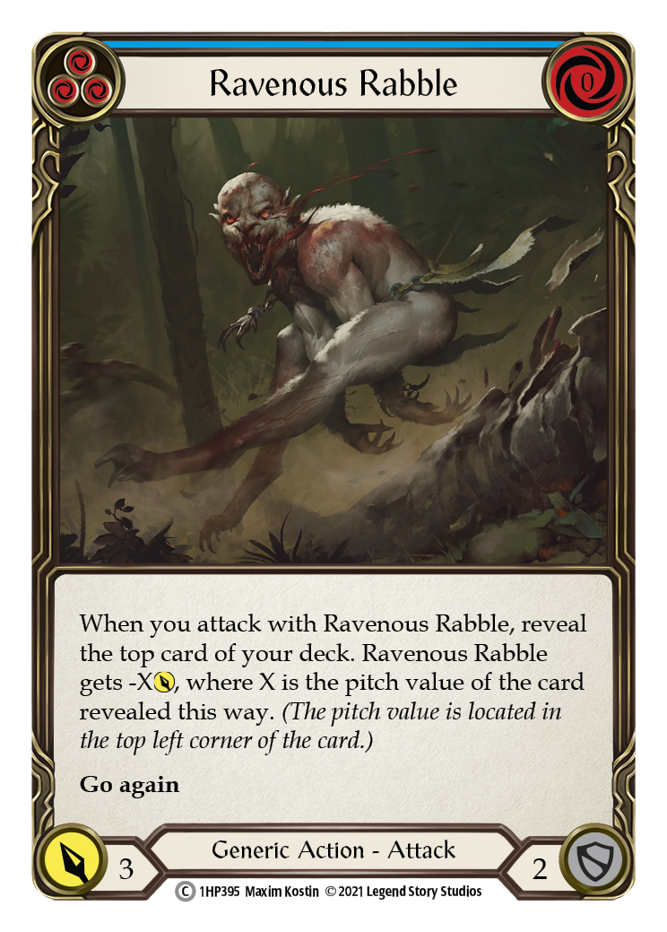 Ravenous Rabble (Blue) [1HP395] | Webway Games