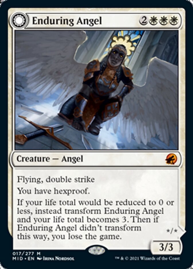 Enduring Angel // Angelic Enforcer [Innistrad: Midnight Hunt] | Webway Games