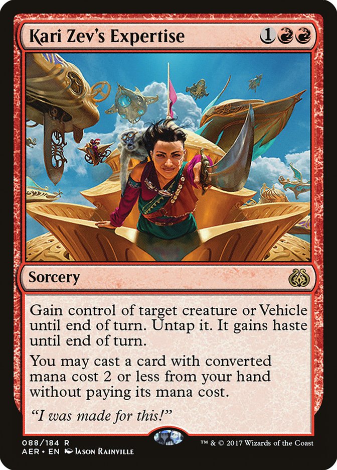 Kari Zev's Expertise [Aether Revolt] | Webway Games