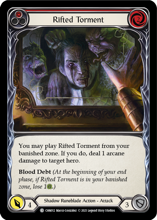 Rifted Torment (Red) [CHN012] (Monarch Chane Blitz Deck) | Webway Games