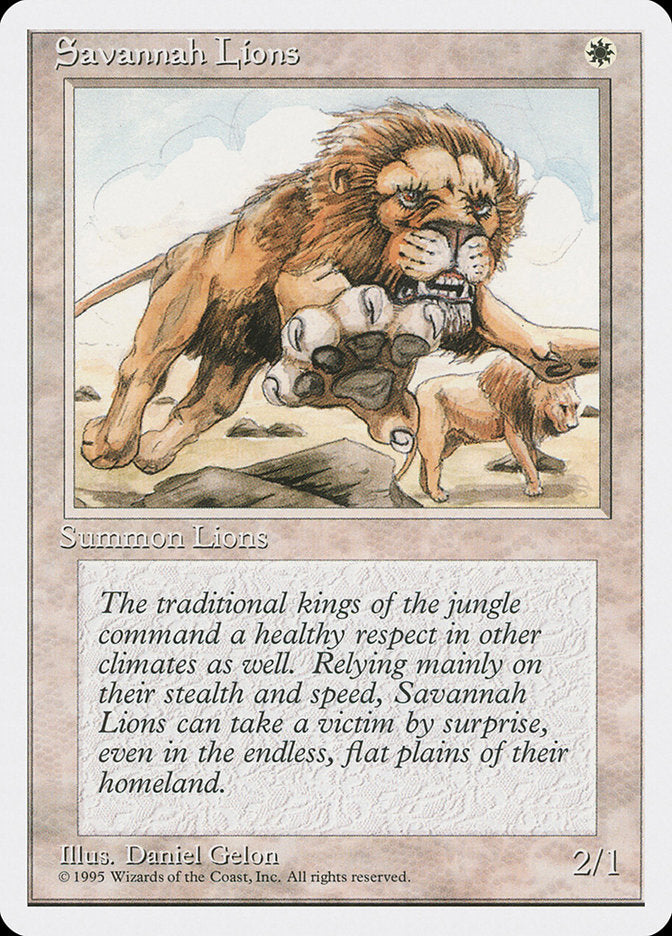 Savannah Lions [Fourth Edition] | Webway Games